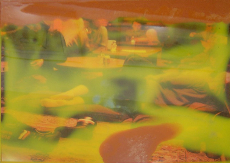 Untitled (Students in Restaurant) by Kai Althoff