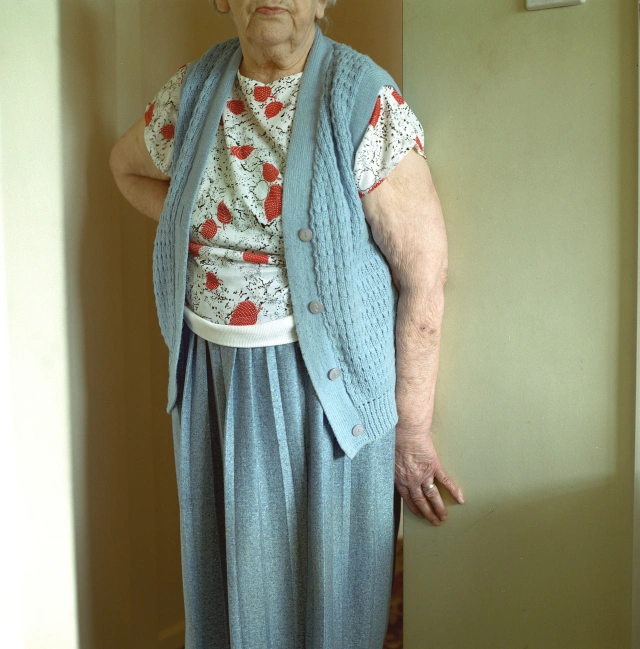 Saul Fletcher Untitled #63 (woman in blue) by Saul Fletcher