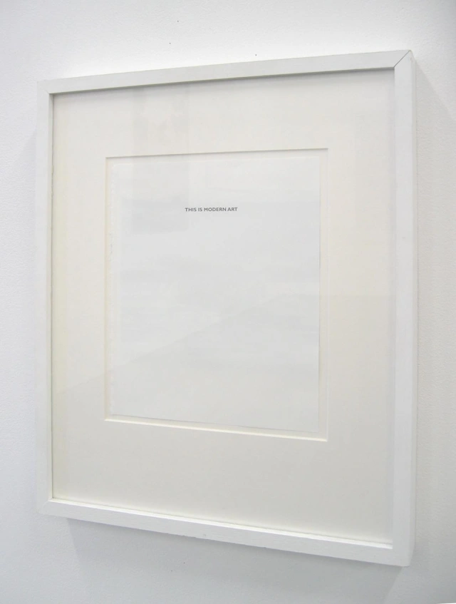 This is Modern Art by Matthew Higgs