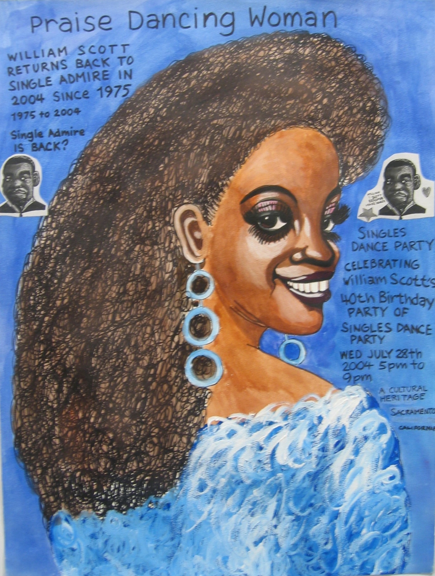 Praise Dancing Woman by William Scott