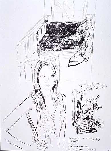 The Cloakroom “All Hail!” by Karen Kilimnik